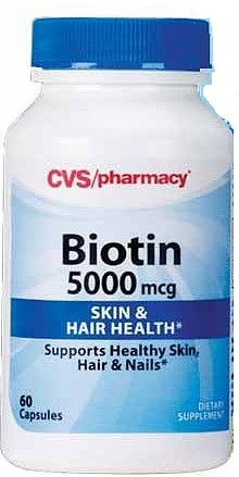 Europa Skin Care Cvs Super Potency 5000 Mcg Biotin 60 Capsules