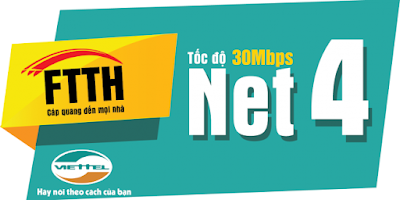 gói net4 internet cáp quang viettel