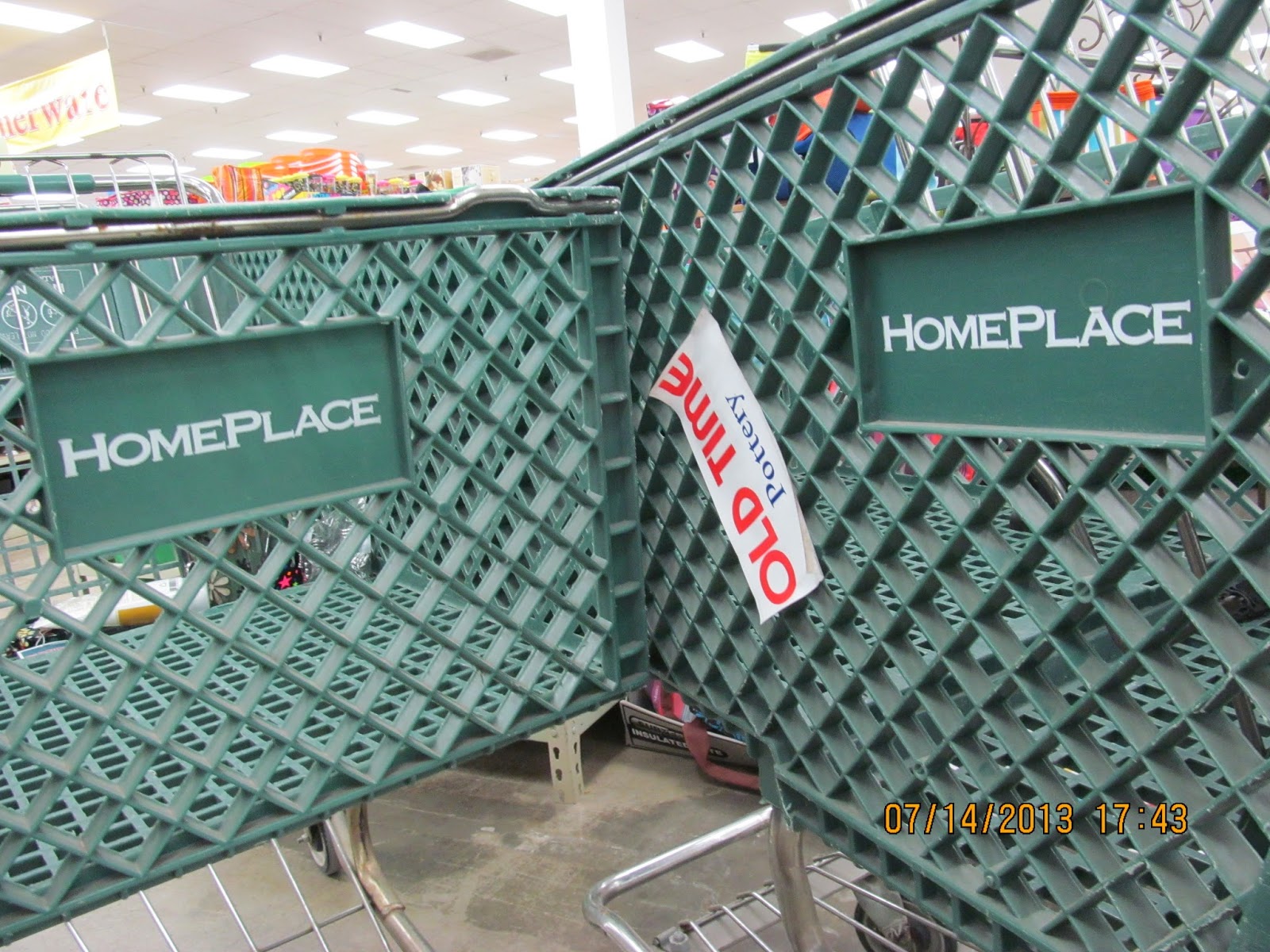 Trip to the Mall Waccamaw's HomePlace Commercial & Shopping Carts