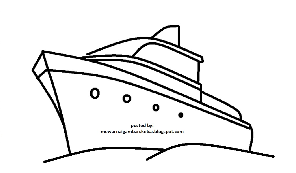 Mewarnai Gambar Kapal Radea