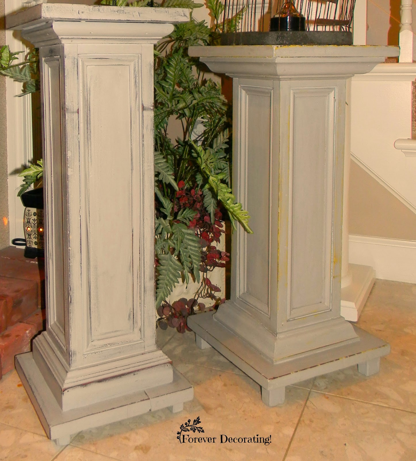 Forever Decorating! Vintage Pedestals