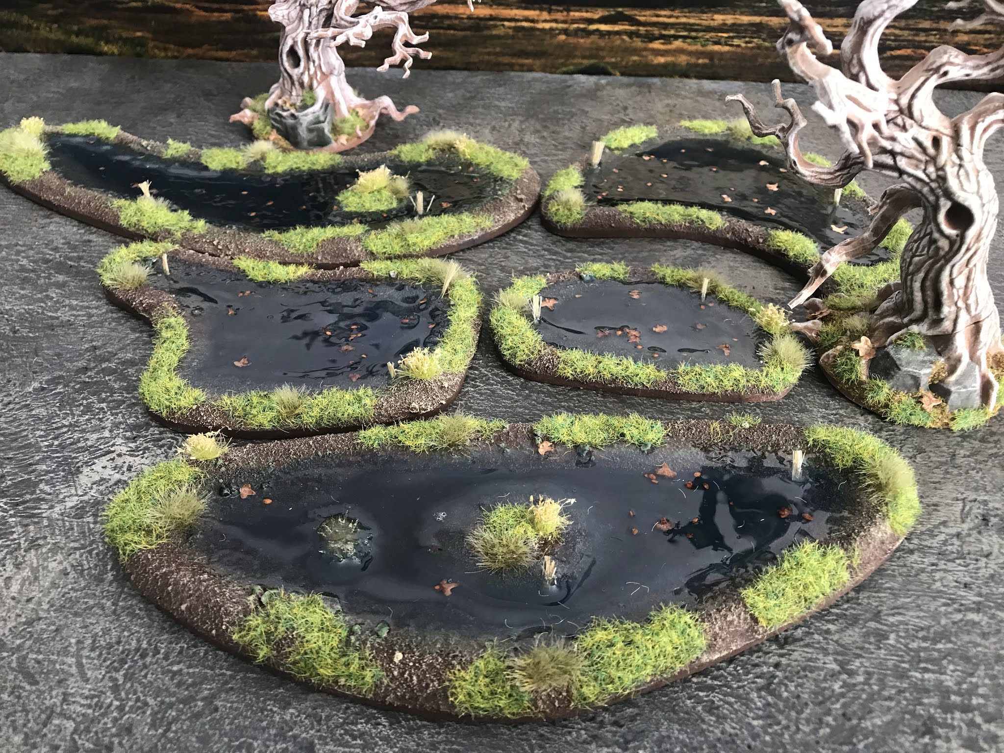Space Dinosaur Miniatures Tutorial How to Make Swamp Terrain