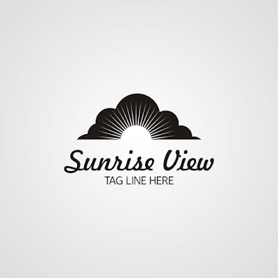 Sunrise Logo Design Editable Logo Template Free Download