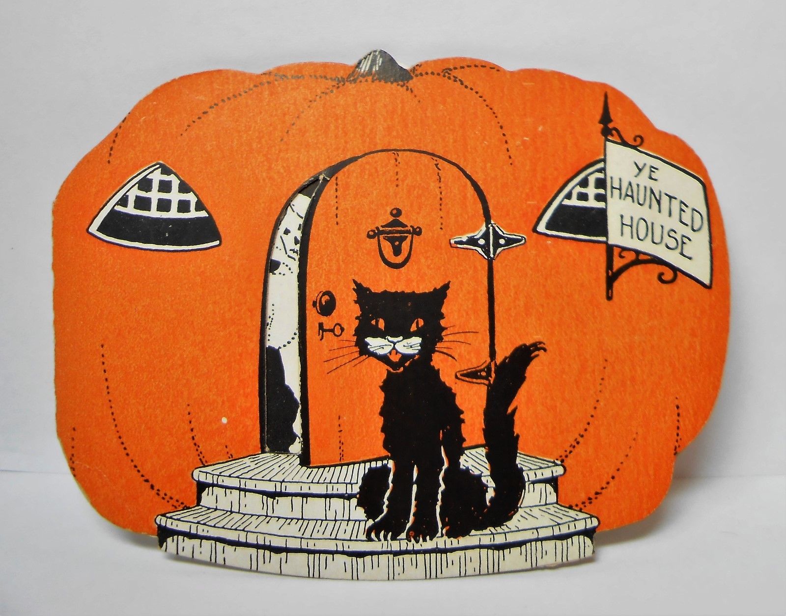 Vintage Halloween Collector Vintage Halloween Cat Invitation at eBay