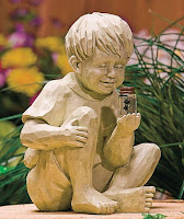 Estatuas de niños para el jardín