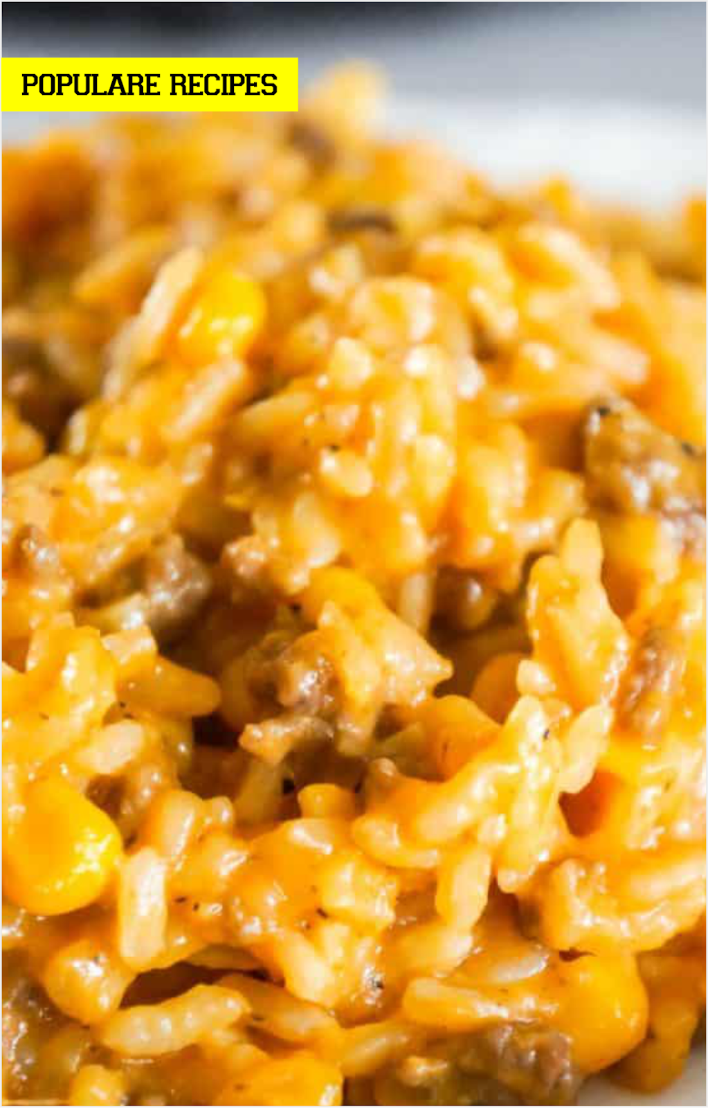Instant Pot Cheesy Ground Beef and Rice Bonnie Costanzo
