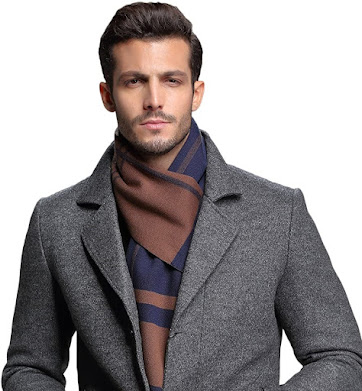 Coffee Brow Navy Blue Best Color For Men's Scarves