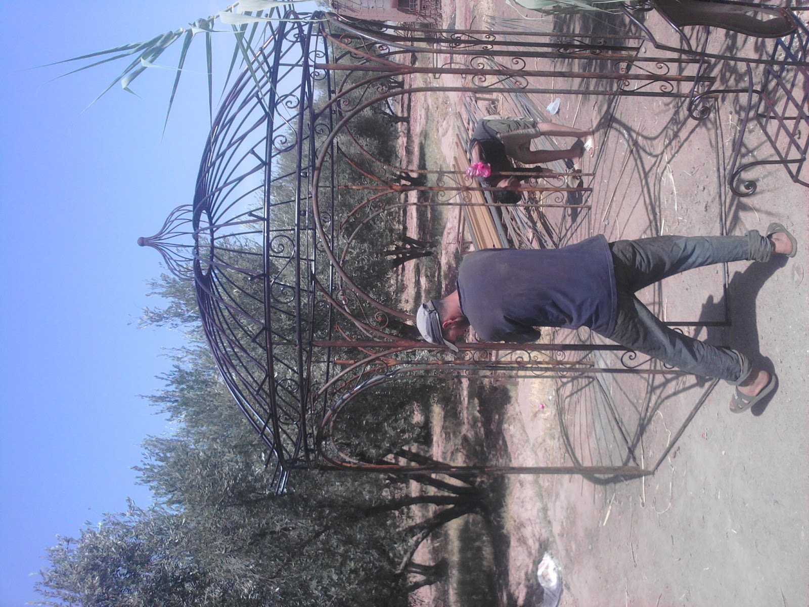 Gloriette en fer forgé - RACHID FER FORGE