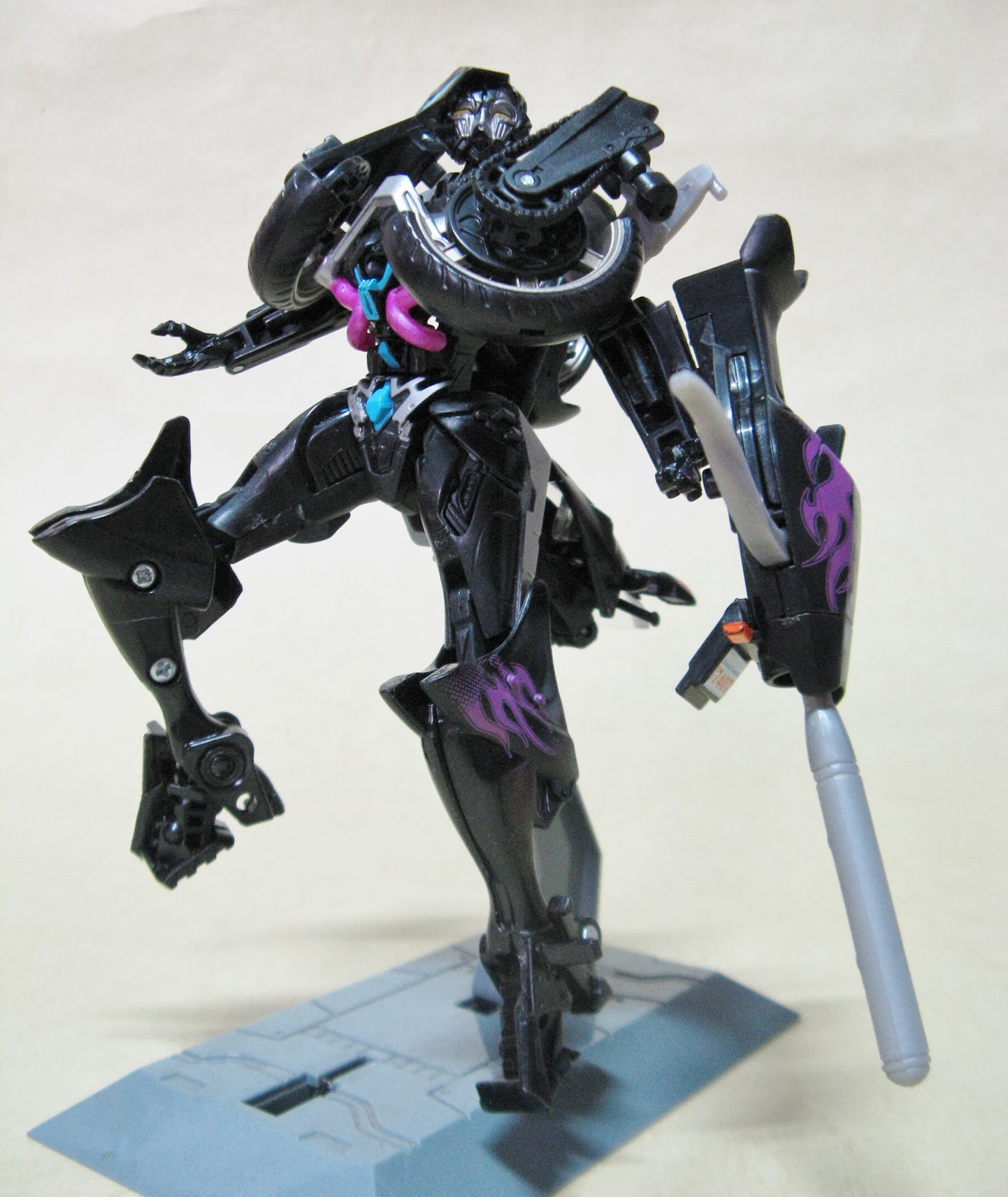 TransformersThe Movie Deluxe class BLACK ARCEE變形金剛大電影豪華級黑色雅茜