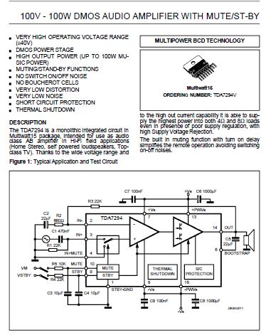 Tda1517 Amplifier Circuit Diagram
