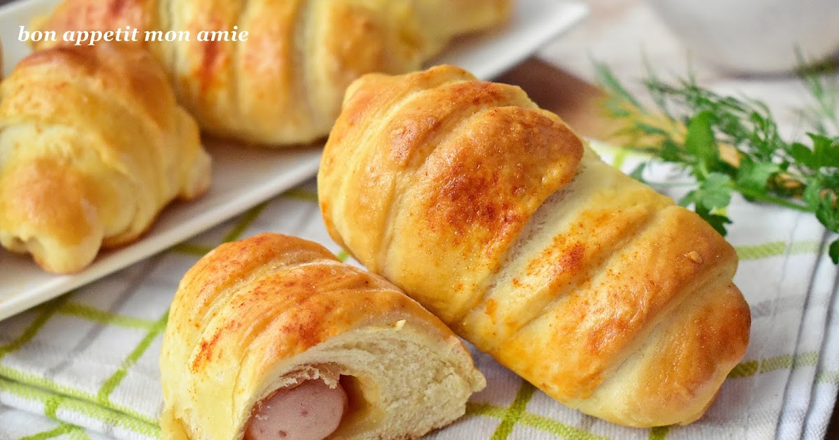 Bon appetit mon amie Domowe mini hot dogi z piekarnika