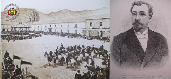 24º PRESIDENTE DE BOLIVIA. SEVERO FERNÁNDEZ ALONSO 1908 1896 / 1204