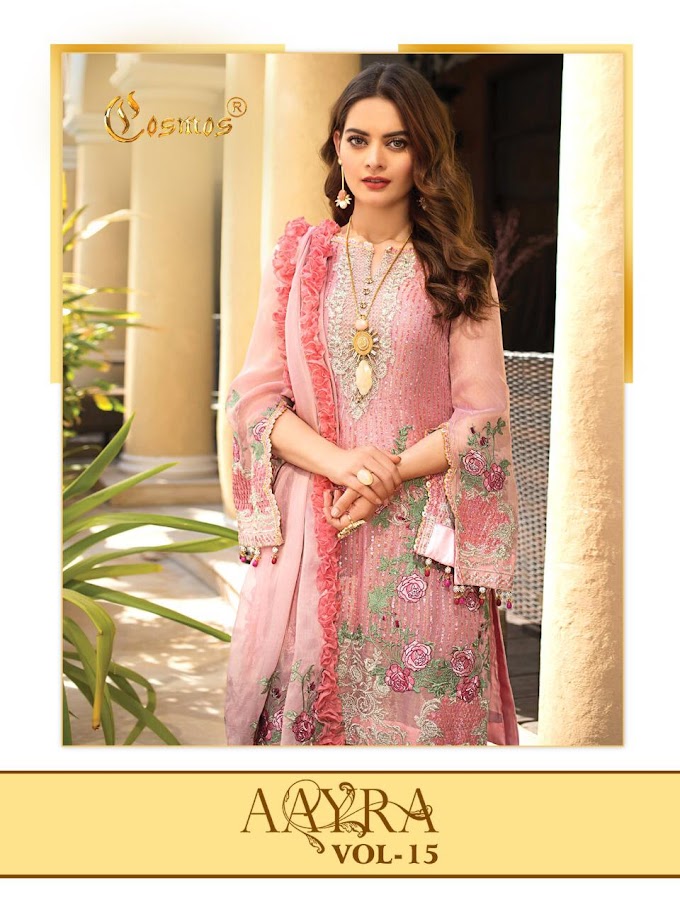 Cosmos Aayra vol 15 Pakistani Suits catalog