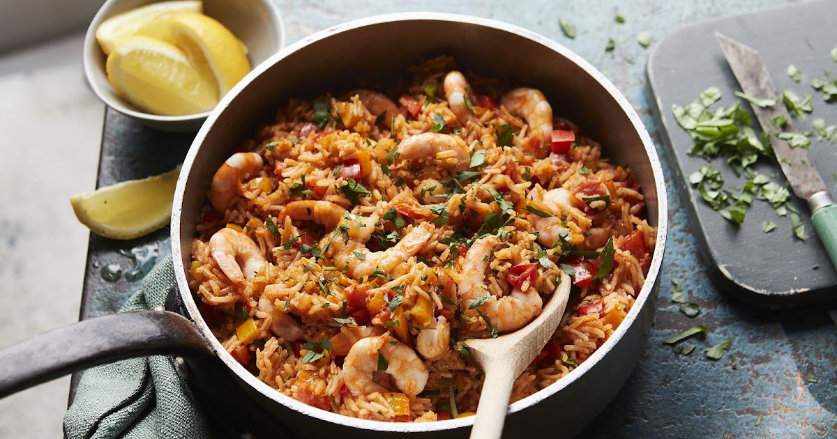 طبق الجمبري جامبالايا المدهش Prawn jambalaya مطبخ وصفات بيتى