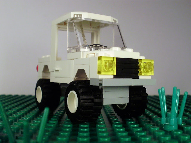 MOC LEGO duas gerações Land Rover