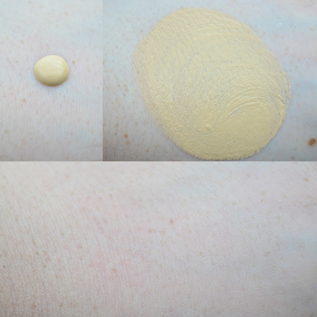 Bourjois Radiance Reveal Healthy Mix Foundation - 51 Review and Swatches Shade 51 of the Bourjois Healthy Mix foundation swatched on pale skin