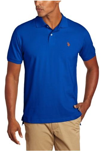 U.S. Polo Assn. Men's Solid Polo With Small Pony ~ ZF attire