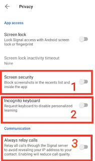 Signal app ki khash feature kya kya hai? Signal app feature?