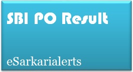 SBI PO Result 2017 SBI PO Result