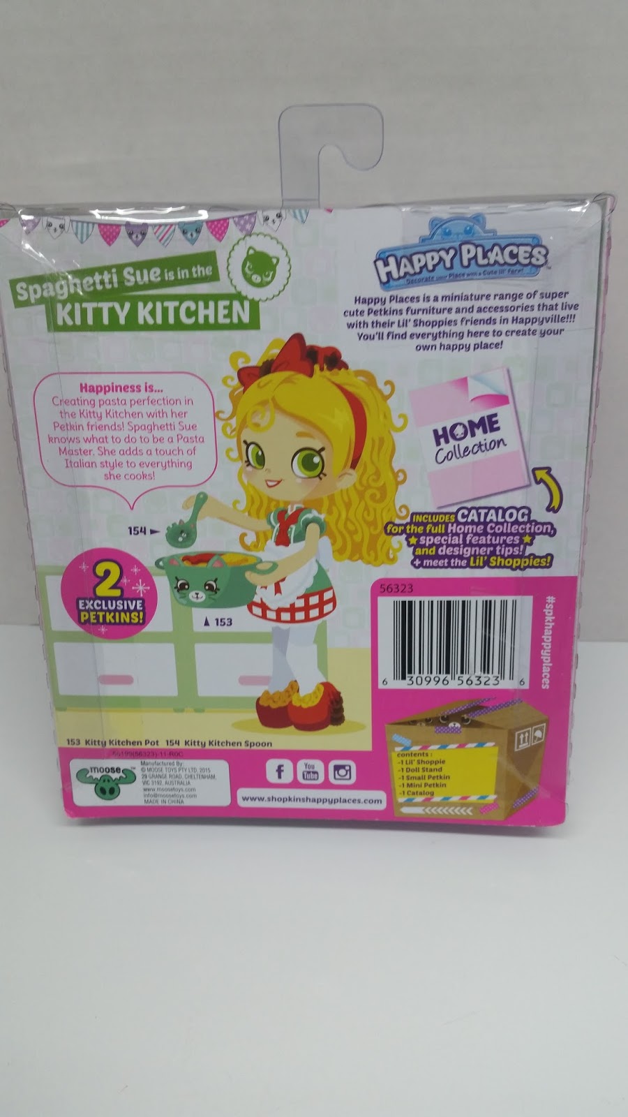 New Shopkins Kitty Kitchen Spaghetti Sue Lil' Shoppie Pack Official