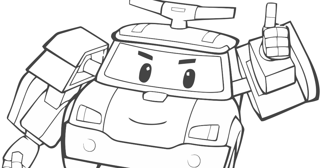 Mewarnai Gambar Robot Tobot