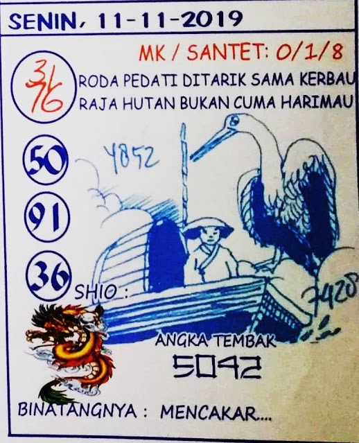 Hongkong 11 November 2019 Syair Lengkap Tokosyair Com
