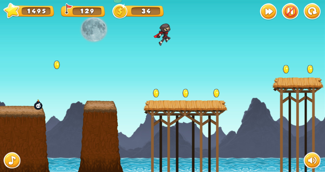 KID NINJA JUMP GAMES FOR FREE Download apk