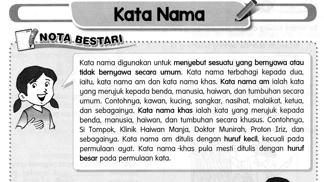 STAY@HOME: Bahasa Melayu Tahun 5 - Tulisan berangkai dan kata nama