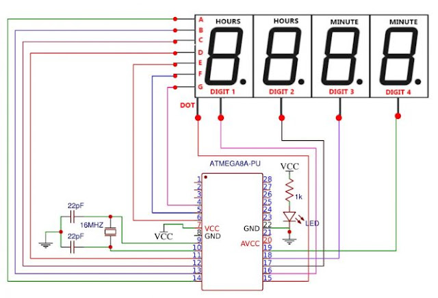 Arduino Tutorial by Manmohan Pal: Large Seven Segment Digital Clock ...