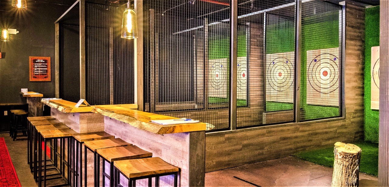 Rockville Nights THRōW Social DC and Kick Axe Throwing opening in DC's