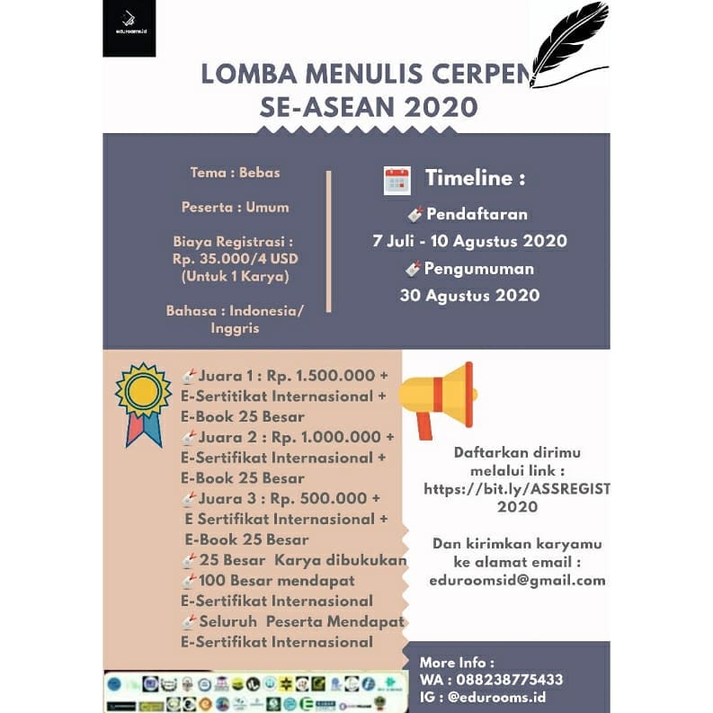 Info Lomba Cerpen Se Asian Dari Edurooms Id