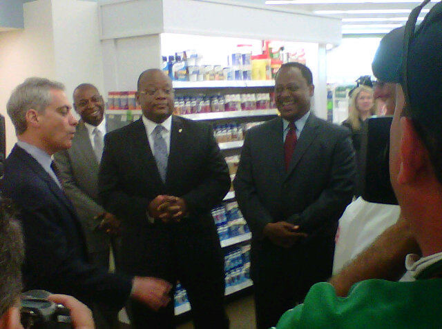 The Sixth Ward Ald Sawyer Mayor Emanuel At Cottage Grove