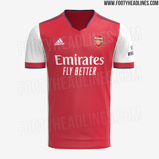 Arsenal 2021-22 Adidas Home Kits