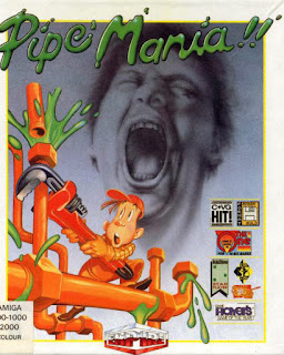 Carátula del videojuego Pipe Mania para Amiga (1989)