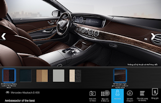 Màu nội thất Mercedes Maybach S450 4MATIC 2018 Nội thất Mercedes Maybach S450 4MATIC 2018 màu Nâu Nut / Đen 514