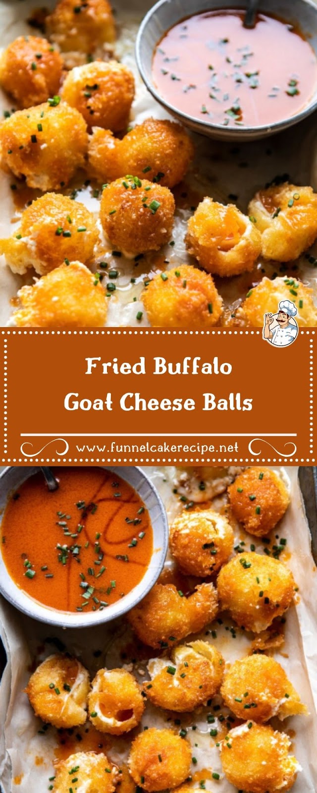 Fried Buffalo Goat Cheese Balls