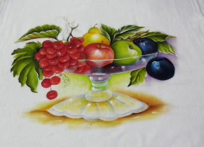 pintura de frutas