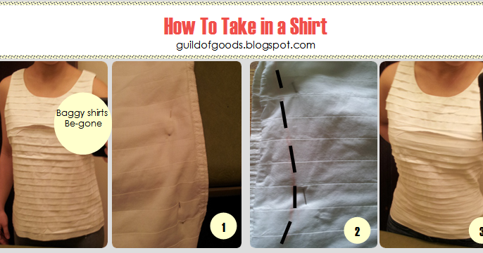 Guild of Goods: How To: Save your Shirts