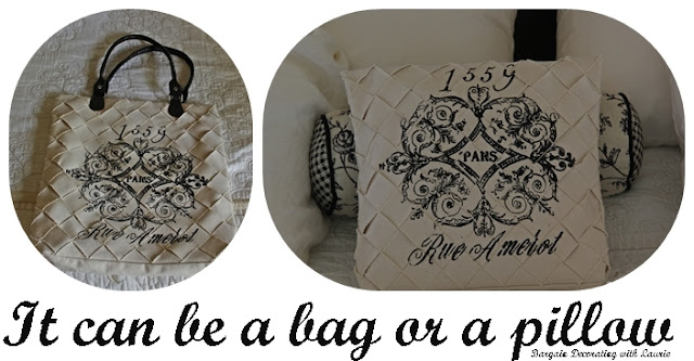Bag or Pillow-Bargain Decorating with Laurie