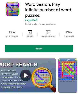 Word Search, play infinite number of word Puzzle