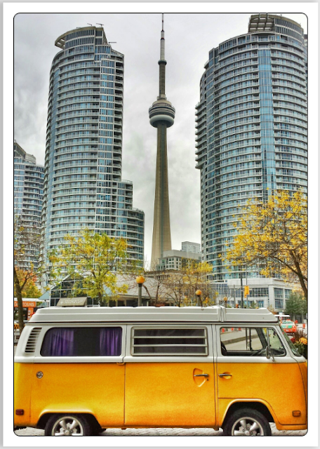 Volkswagen Type 2 Westfalia bus in Toronto, Canada