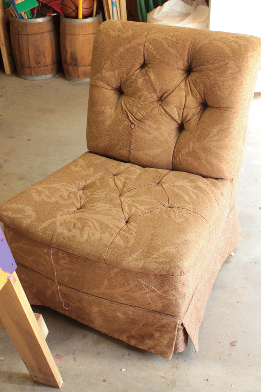 VanHook & Co. Reupholstering a Slipper Chair