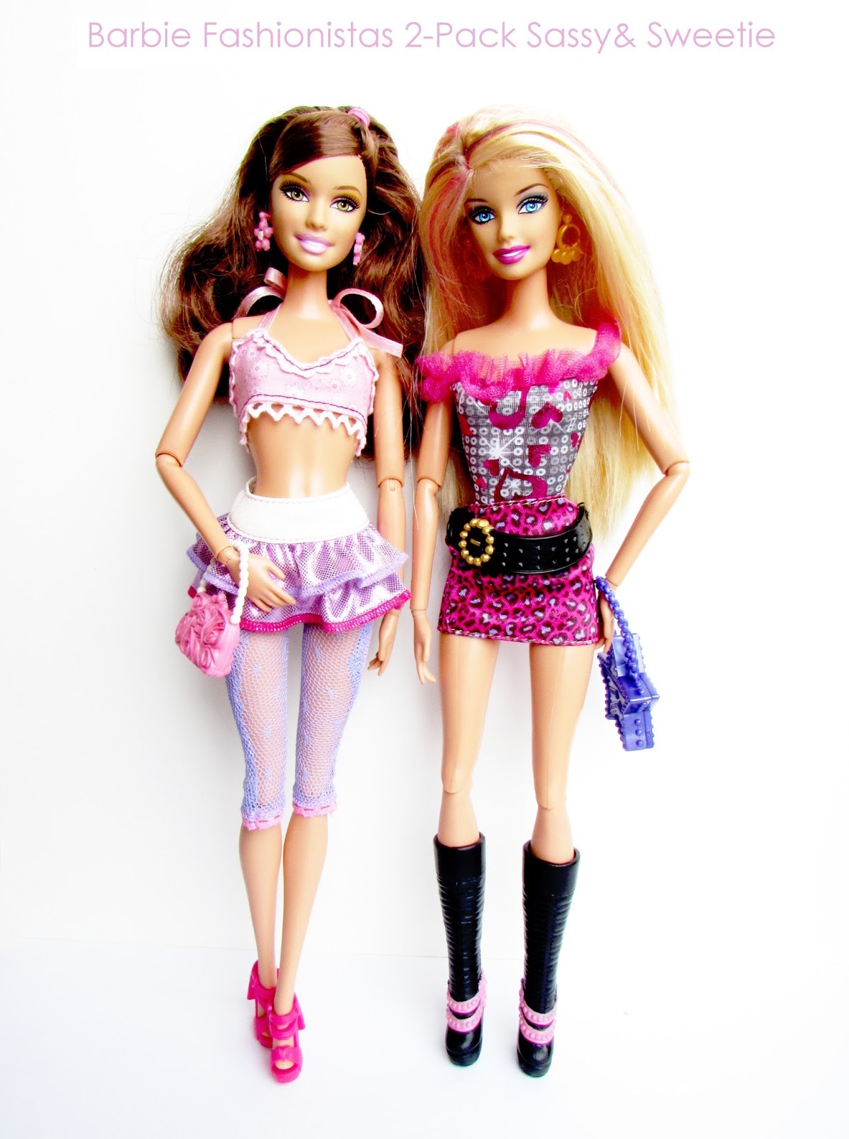 kolekcjabarbie: Barbie Fashionistas 2-Pack Sassy & Sweetie