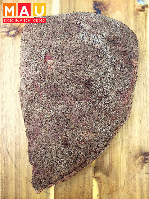 picaña brasileña brazil brasil costra rub de café cafe espadas asador carne asada 