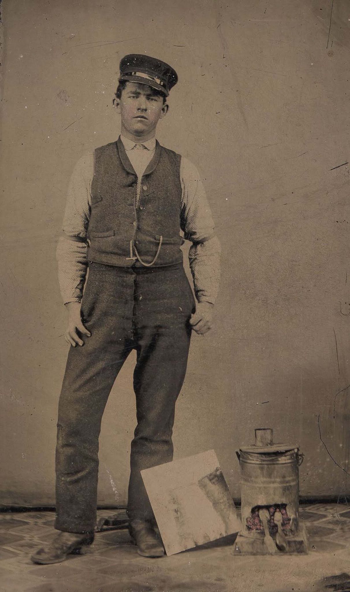 tintype Occupational portraits 19th century