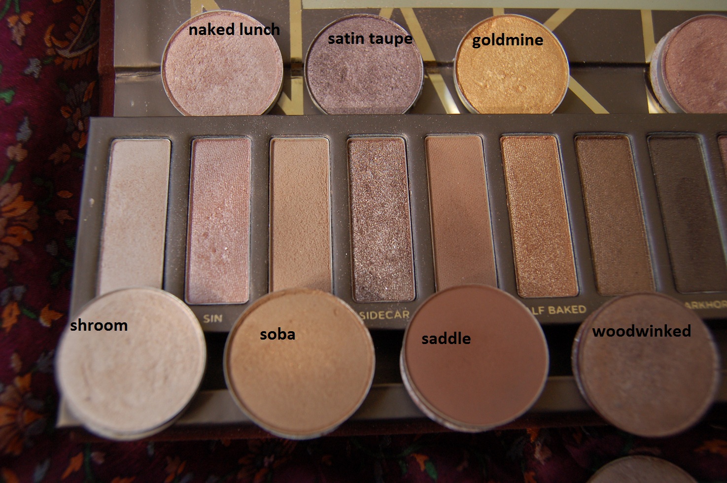 An Eye Makeup Addicts Blog: Urban Decay Naked Palette Vs 