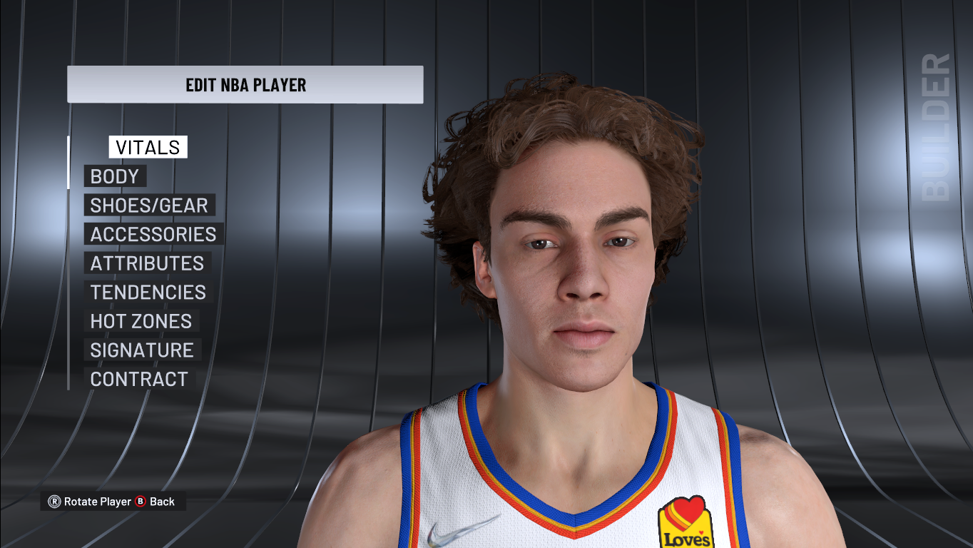 Josh Giddey Cyberface Extracted FROM NBA 2K22 [2K21 COMPATIBLE]