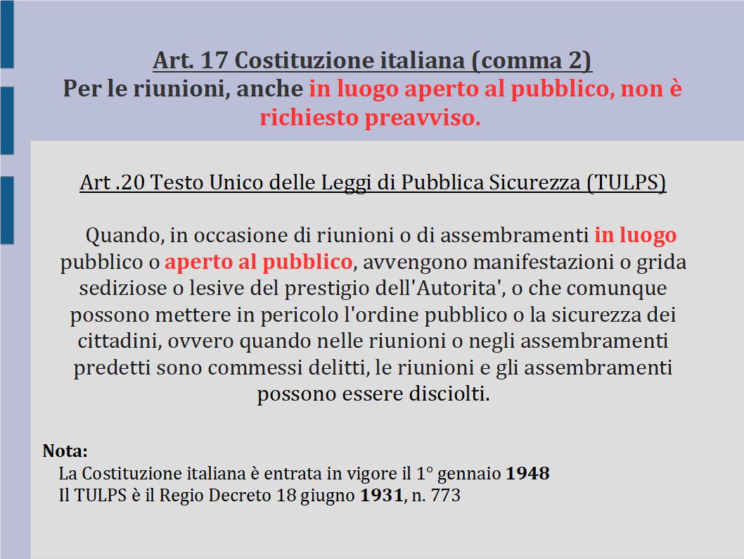 Bruno Aprile e la Democrazia Diretta: La Costituzione ed il Testo Unico