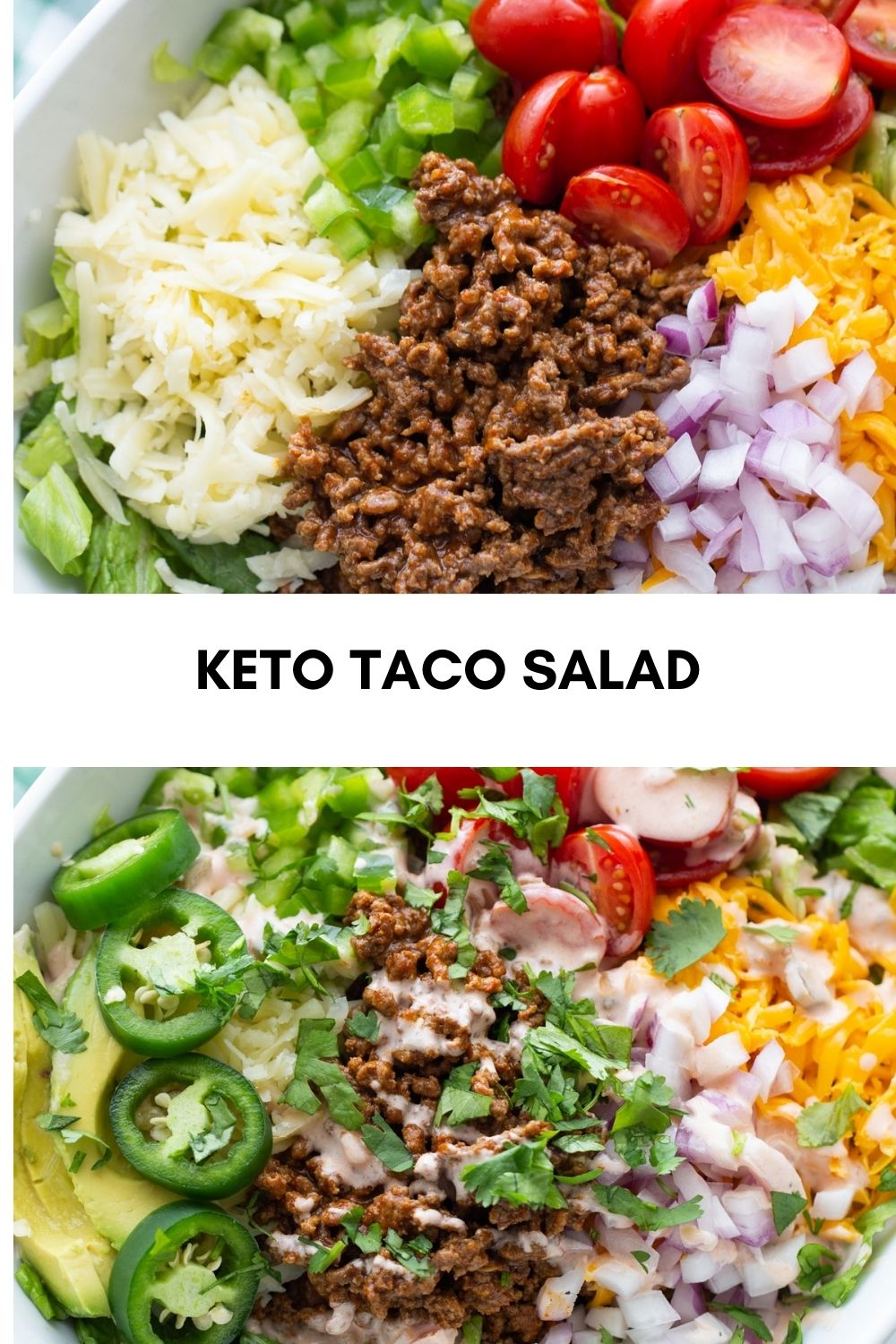 KETO TACO SALAD yanny bakes