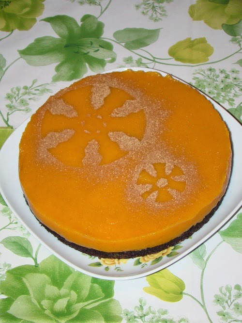 Tort cu crema de dovleac - dukan style